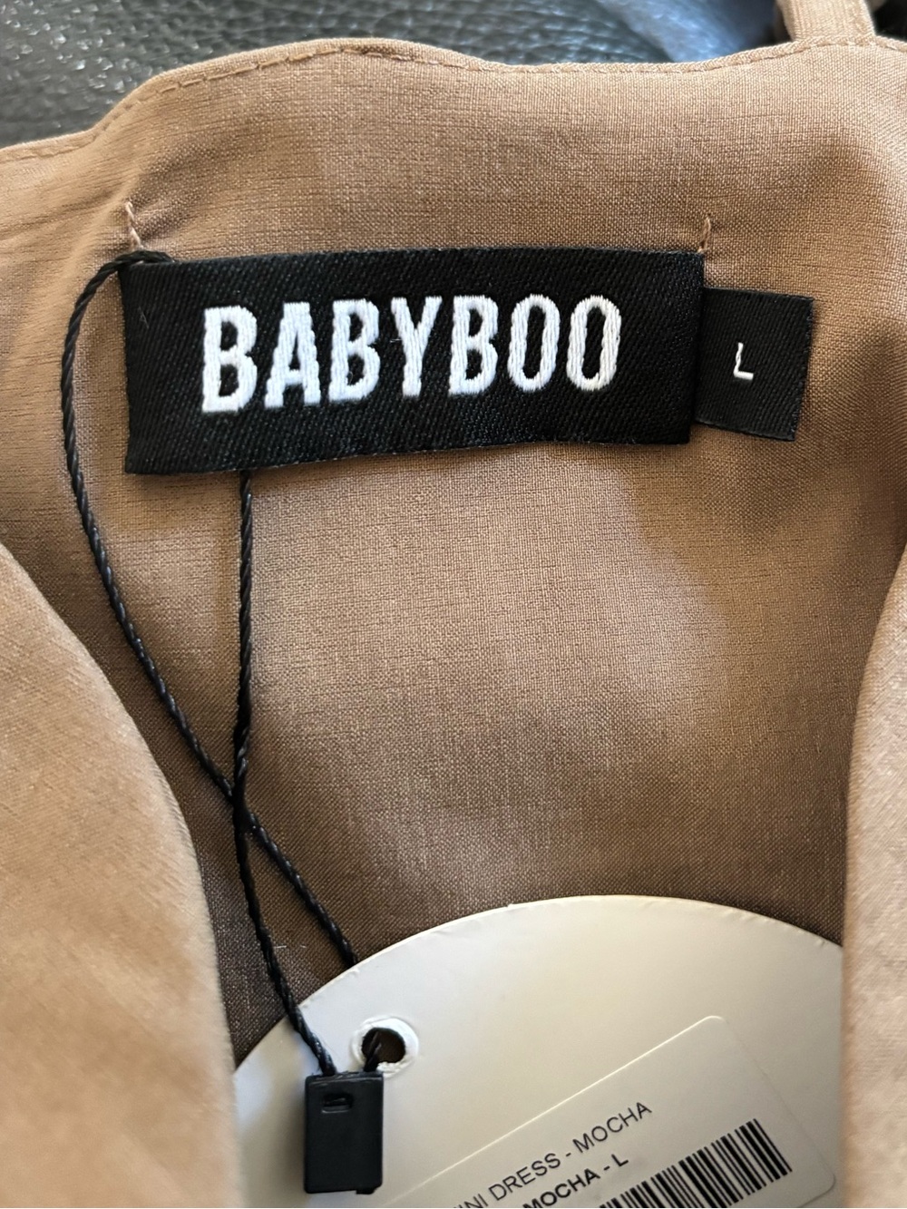 Babyboo Nyla Corset Mini Dress Mocha - Picture 9 of 10
